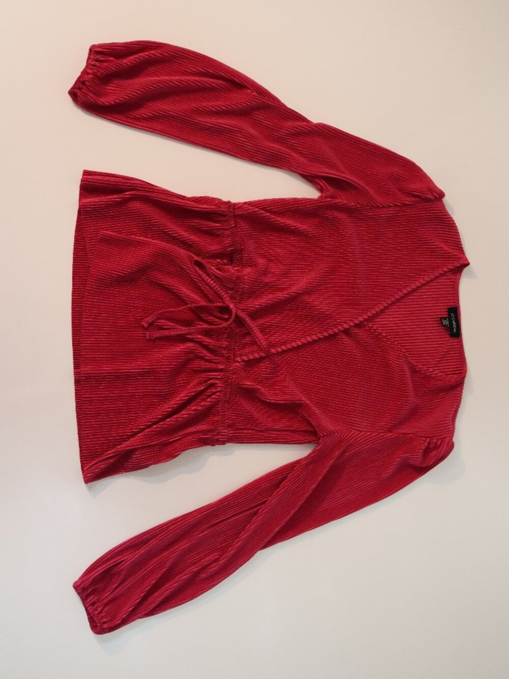 Long Sleeve Peplum Blouse